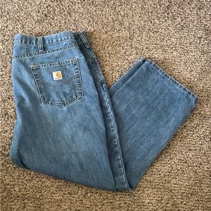 Carhartt Blue Relaxed Fit Jeans Classic Workwear 42/30